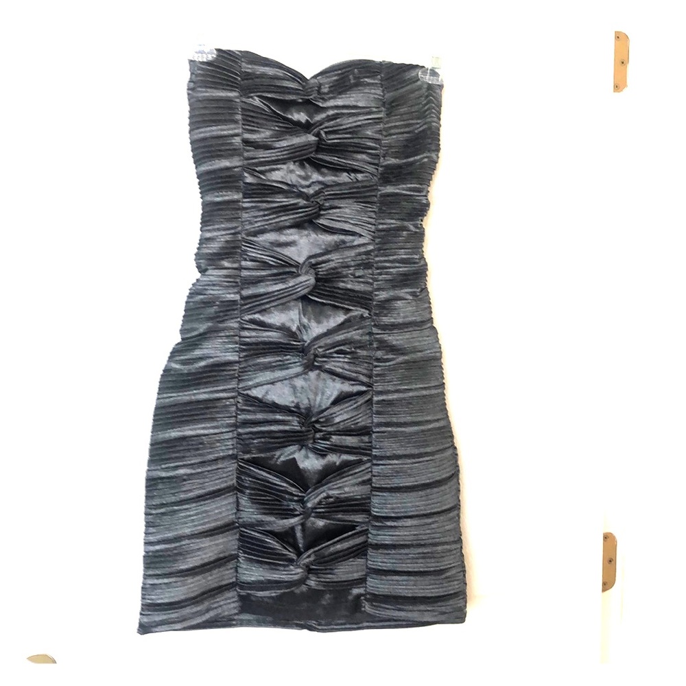 Strapless cocktail dress